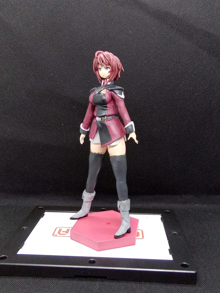 オマケで作った劇場版制服ルナマリア顔はスカルピー 髪はエポパテ 身体はニューファンド