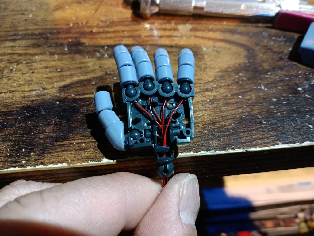 5連メガ粒子砲の配線