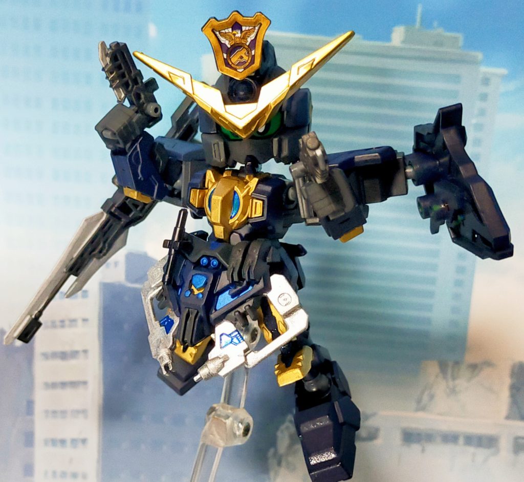 今回初めてのガンスタ投稿＆SDガンダムのミキシングを行いました。塗装面等まだまだ改善点が沢山ありますが個人的にはカッコイイ機体が作成出来たので満足です。