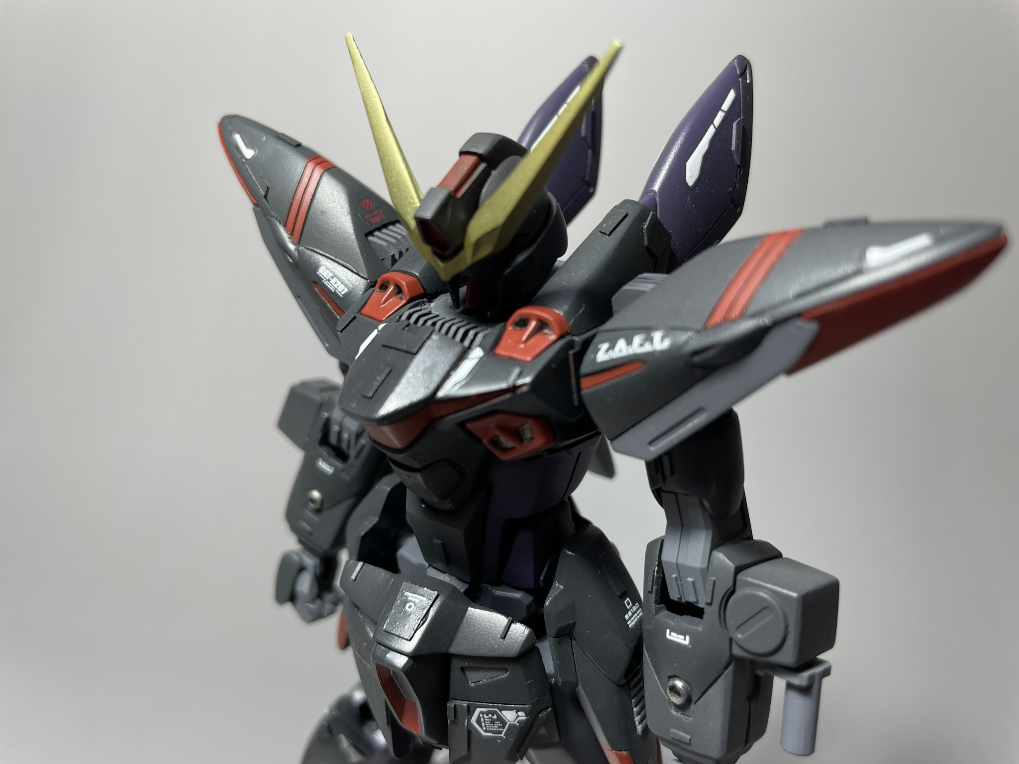 HG1/144『GAT-X207 ブリッツガンダム』改修完成品 機動戦士ガンダムSEED 二コル - プラモデル