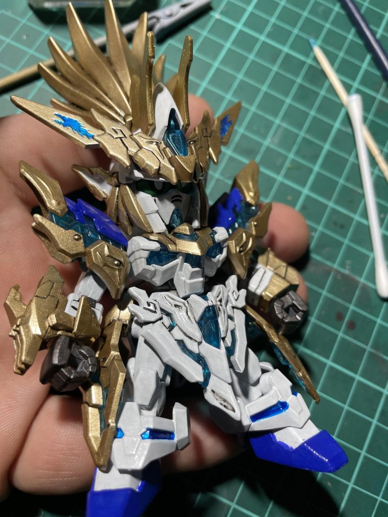 塗って終わった状態。このままでもよかったかなー。