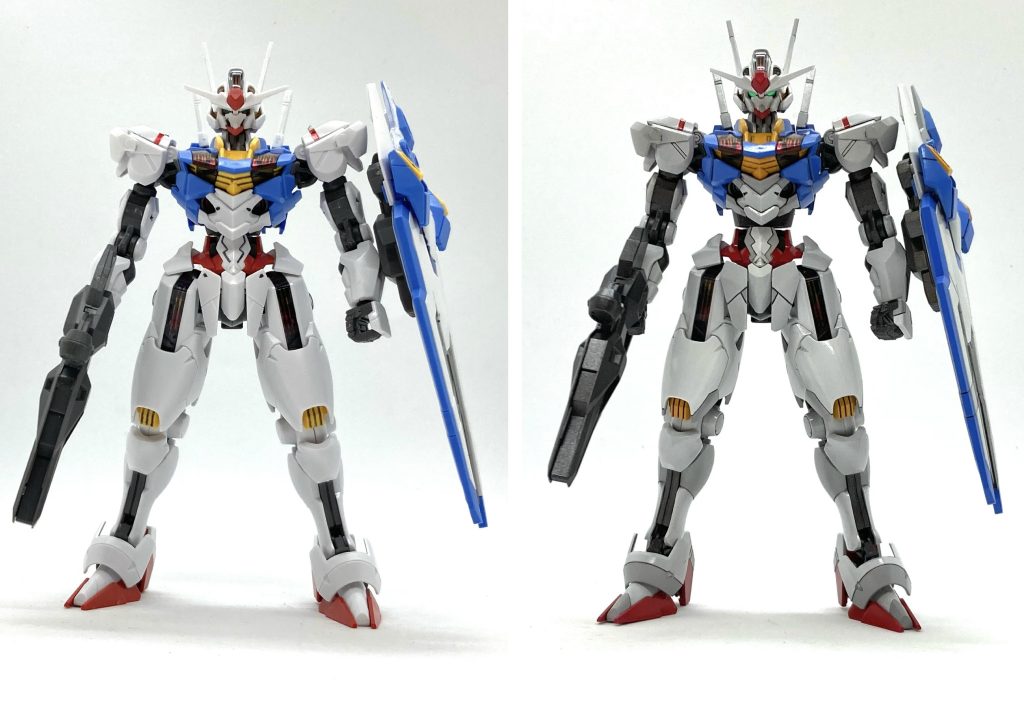 こうやって素組みと比べてると…  確かにカッコよくなってますよね😚誰か褒めてやってください😆