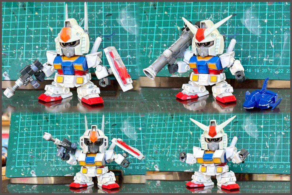 BB戦士No.236パーフェクトガンダムを使用