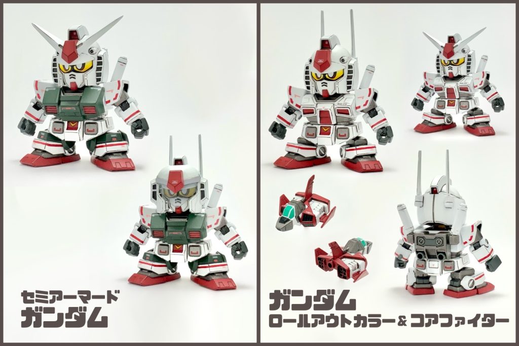 ガンダム(ロールアウトカラー)–2枚目/制作者：みやま