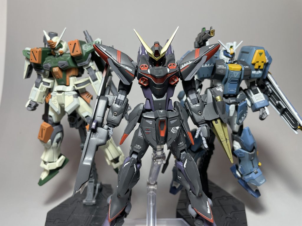 最近妻がリマスターのSEED見てて、私も見直してますがSEEDの初期ってほんともう憂鬱になりますねでも初期GATはSEEDで一番好きなので見ちゃいます。残り一機となったイージス君誰かEGイージス作ってませんか助けてくださいなんだあれ頑張ります。コメントいただけたらめちゃくちゃ嬉しいです！！！！！嬉しいです！！！！