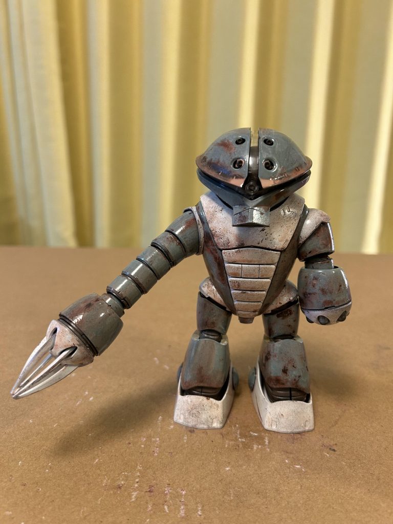 アクリル溶液を塗ってから眼を塗り忘れたことに気がつきました。。