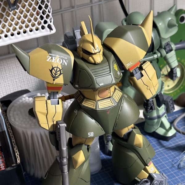 ＭＧゲルググ高機動型/キャノン MS-14B/C(スプリッター迷彩)