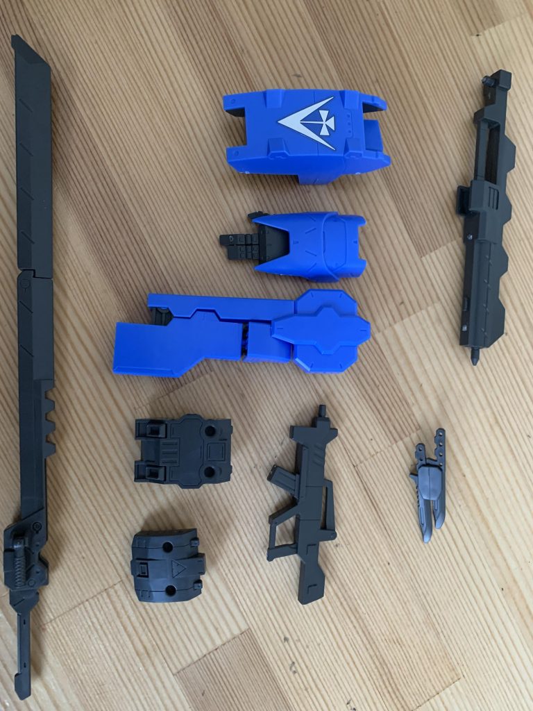 武装はこんな感じですガンダムアスタロトリナシメント装備➕ガンダムアスタロト装備なので装備が多いです