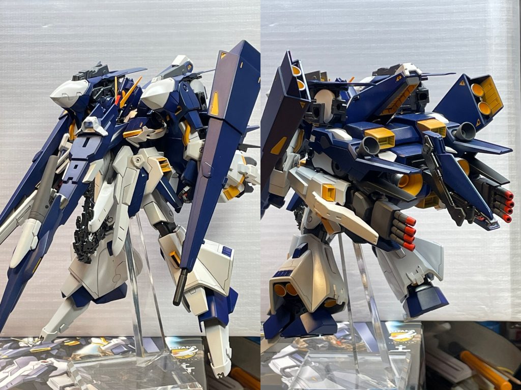 デカール貼付前の状態ここで、全体のデカール量やバランスを一度考えます