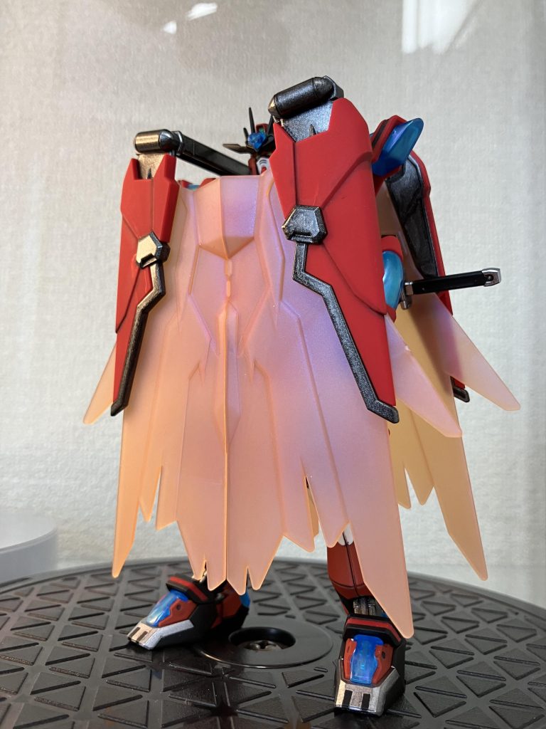 変更オレンジパーツはつや消しで淡い感じに