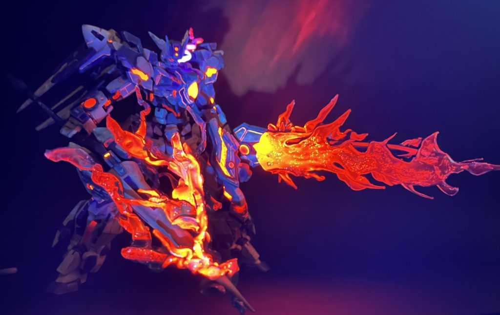 全ての武装のリミッターが開放されることで限界を超えた出力を以て敵軍を一掃出来るが、同時に機体限界に近い出力を発揮するため稼働時間は30秒が限界であり、それ以上稼働させるとオーバフローを起こし機体が損壊する。