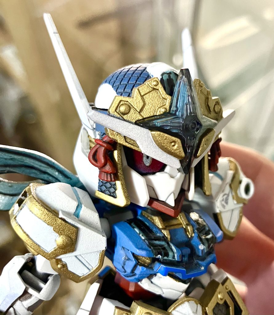 そして6！結局原作で登場しなかったエアリアルの赤目ですが眼帯の下に仕込んでみました。実際の色変化は動画でご確認あれ！(音量注意)https://twitter.com/0_rage2/status/1774021053326709108?s=12&t=7FFrWIF2Cye0H6ZiYWYHkw