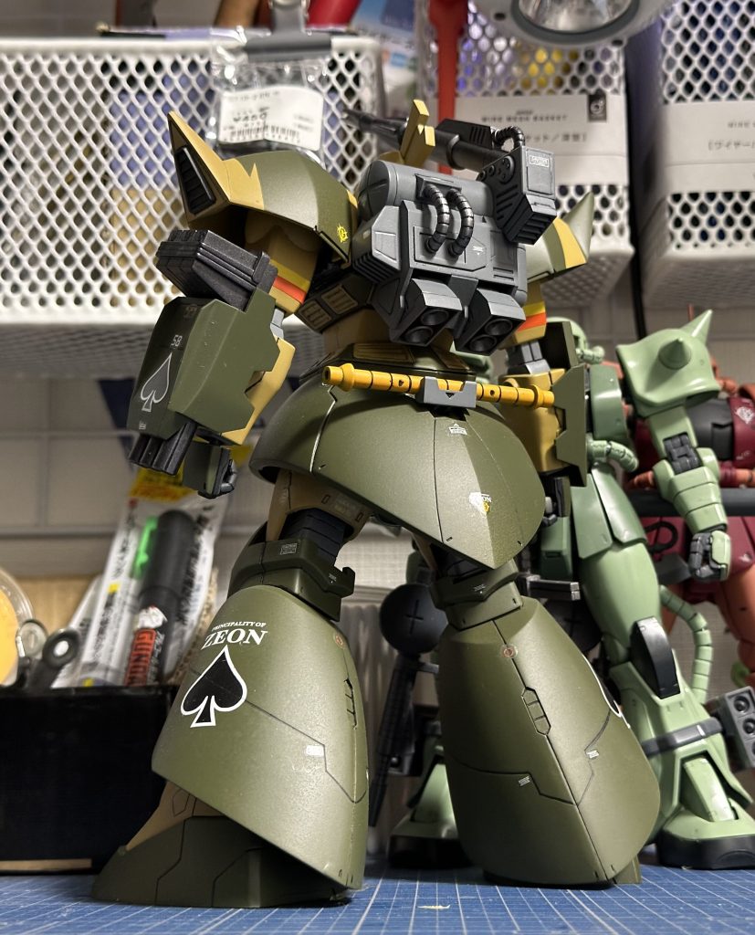 バックショットスペード♠️の上にZEONはミスだったかも。