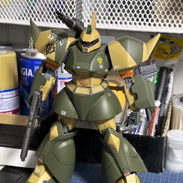 ＭＧゲルググ高機動型/キャノン MS-14B/C(スプリッター迷彩)