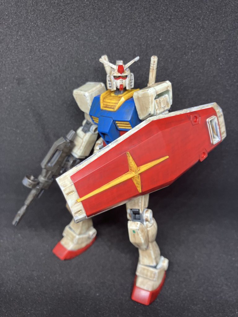 HGUC ガンダム　ウェザリング–4枚目/制作者：RX89-7