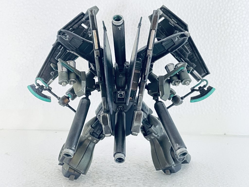 プロペラントタンクブースターはいつもの鉛筆キャップと醤油差しキャップです。セコいなぁ。