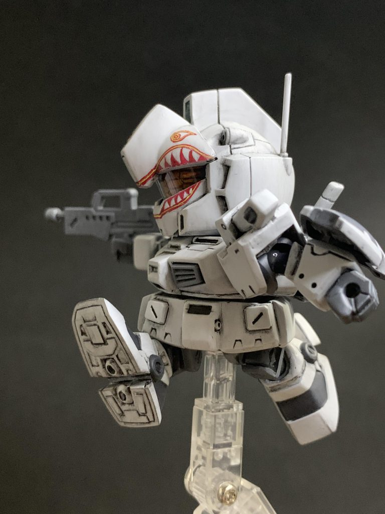 走りながら打つジムカスタム。