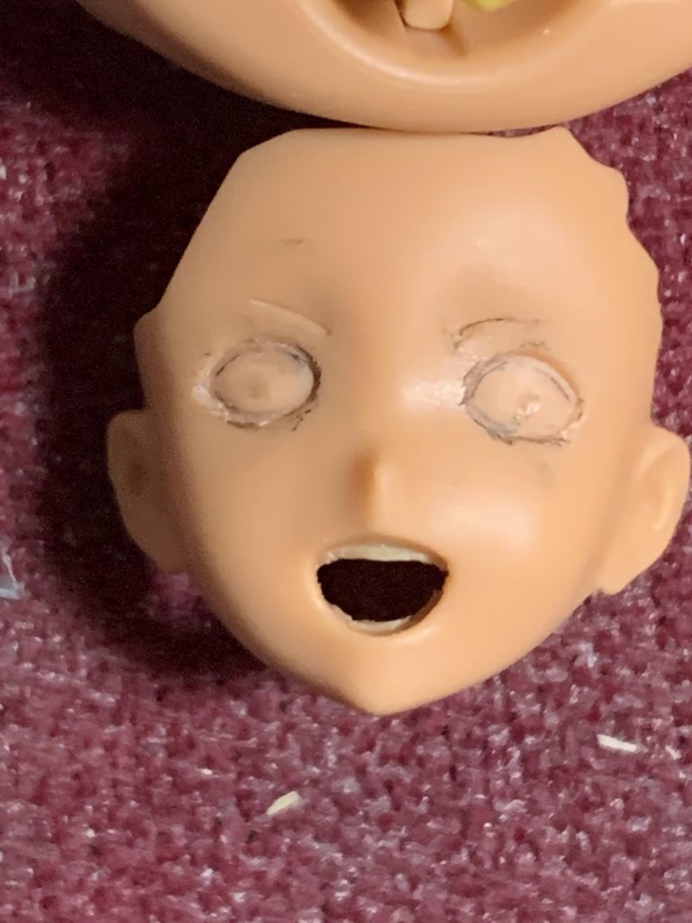 スレッタの立体目とエポパテの歯はこんな感じです。