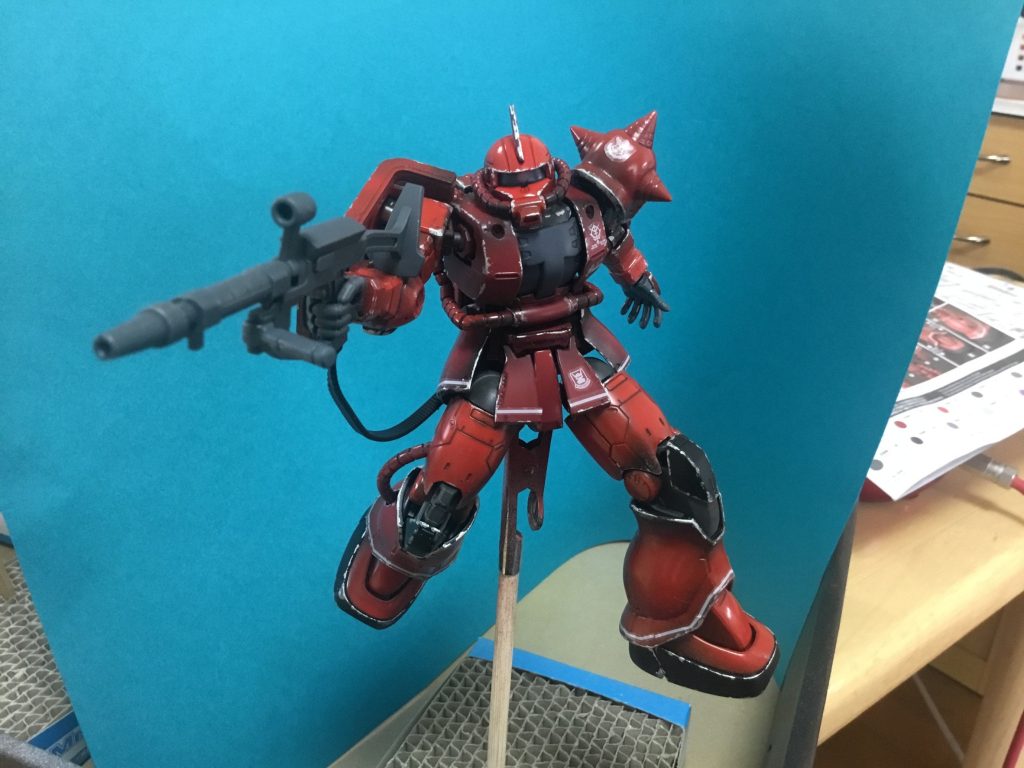 シャア専用ザクII–3枚目/制作者：TakeCyo40507