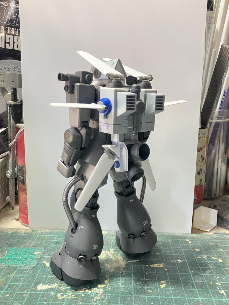 縦長のバックパックはバトオペ2のを参考に目測でスクラッチ