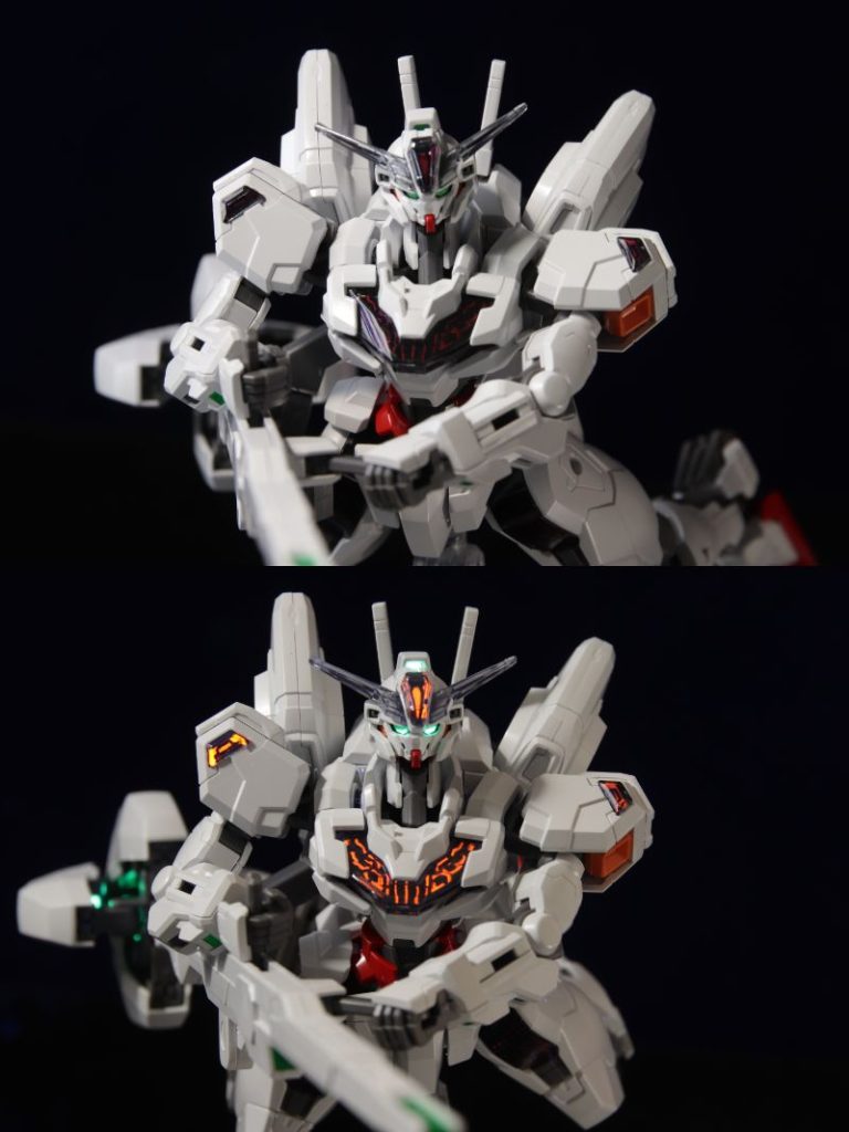 比較です発光していない部分の黒、手書きには見えない(ハズ…)