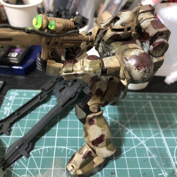 ザクスナイパー迷彩塗装