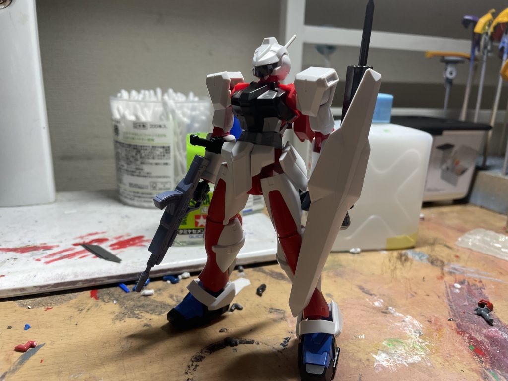 いかがでしたか？今回は普段より設定多めです。ACやってると思いついちゃうからね仕方ないね(｀・ω・´)上の画像は改造前のシビリアンアストレイです。ストライカーのおかげでだいぶ印象を変えることができました。長文のご拝読ありがとうございます😊宜しければコメント、いいねなどしてください👍ではまた＼＼\\٩( 'ω' )و //／／