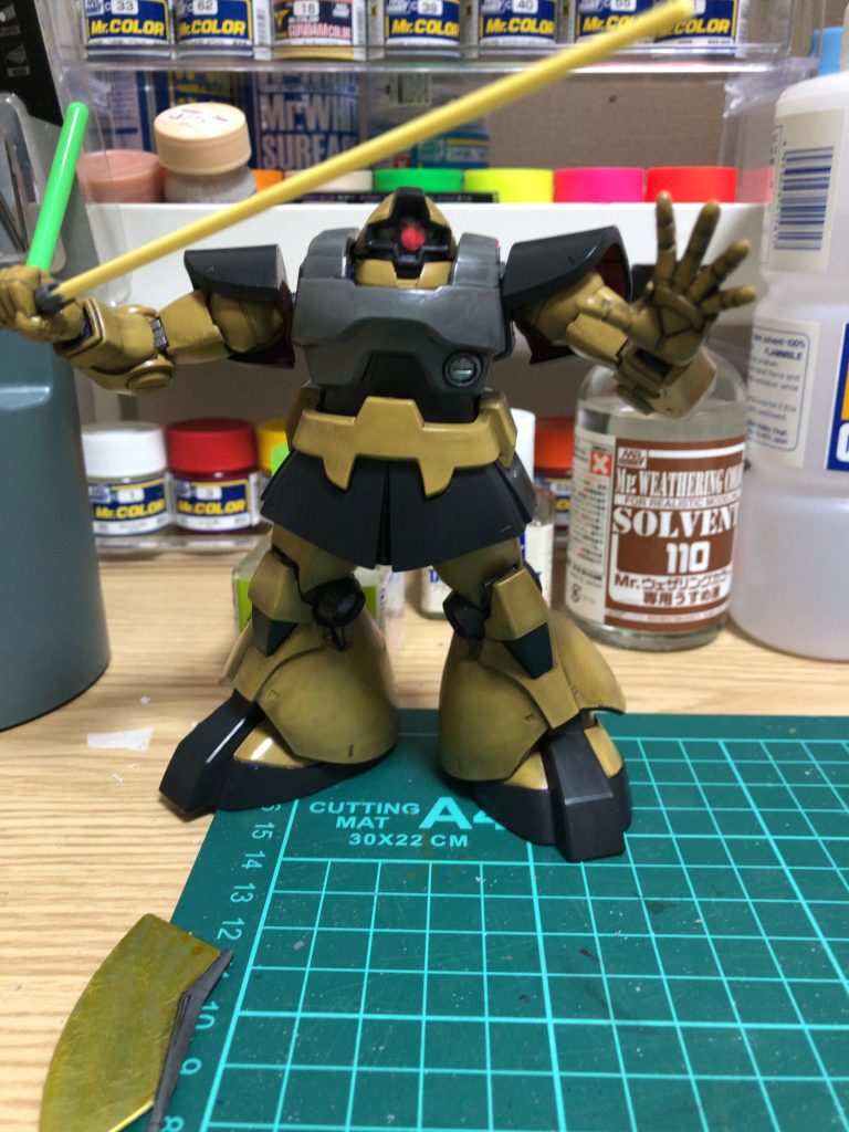 ドム デザートカラー 筆塗り全塗装–5枚目/制作者:パゲシィ