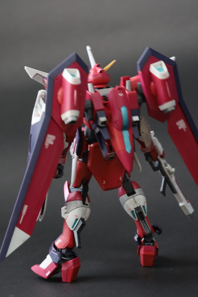 HG イモータルジャスティスガンダム 部分塗装–3枚目/制作者：Miiya