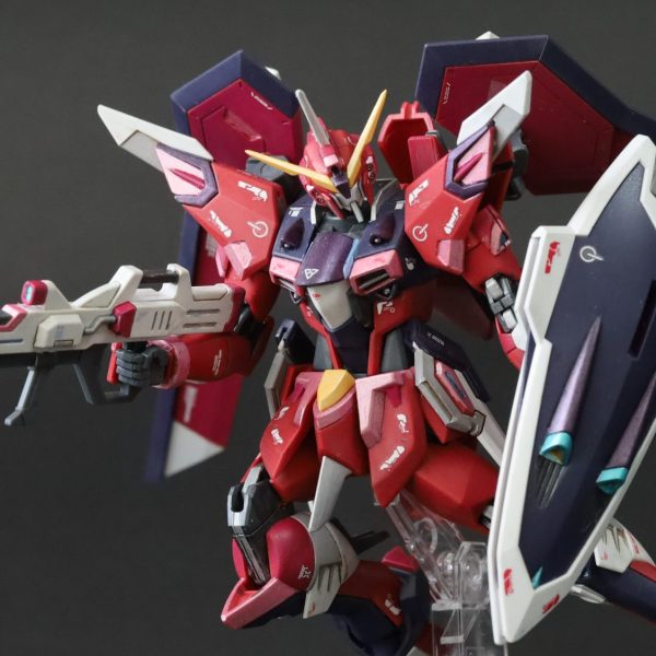 HG イモータルジャスティスガンダム 部分塗装
