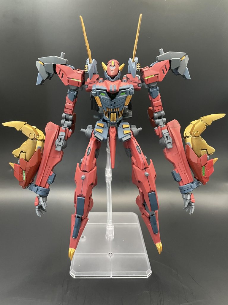 GNストライククロー装備まだ紹介しきれていないギミックや追加武装が多数あるのでまたいつか紹介したいです。