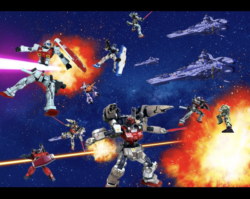 ソロモン攻略戦にて参戦したという記録があるが本当かは不明。ジムトレーナーD型パイロット『貴様らが乗っているのはMSだ!!動かないでどうする!!』