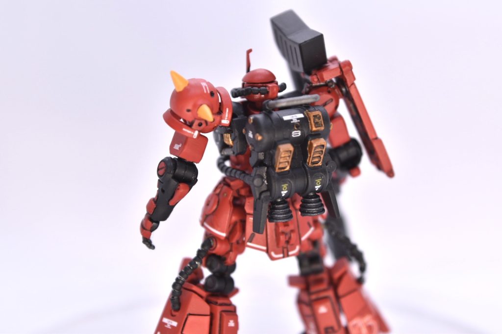 ツノもリアルタイプにしてます。