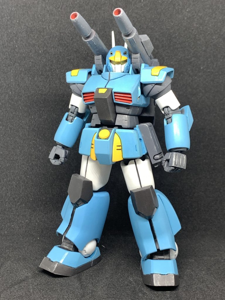 ガンキャノン重装型。Zガンダムでネモを蹴り飛ばしたり、印象的なシーンはあるのに地味なMS。私は好きです。