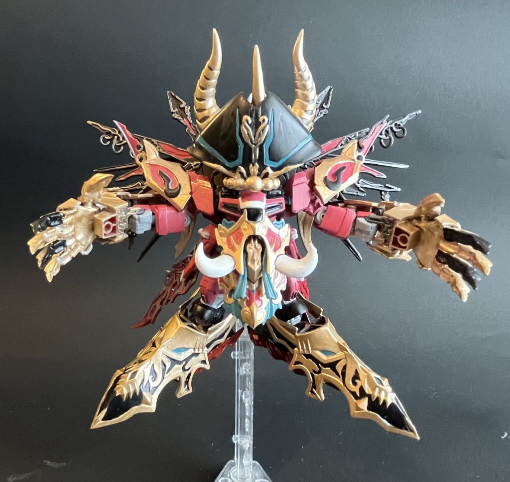 「平天大聖」とは「牛魔王」の別称西遊記では斉天大聖・孫悟空と義兄弟の関係ですインパルスとジャスティスシンとアスランの関係性が共鳴すると思い、このモチーフにしました