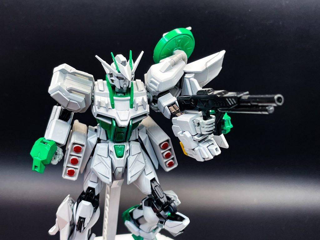 嫁さんがリサーキュレーションカラーのを買ってくれたのでショットガン風のライフル付きでした。