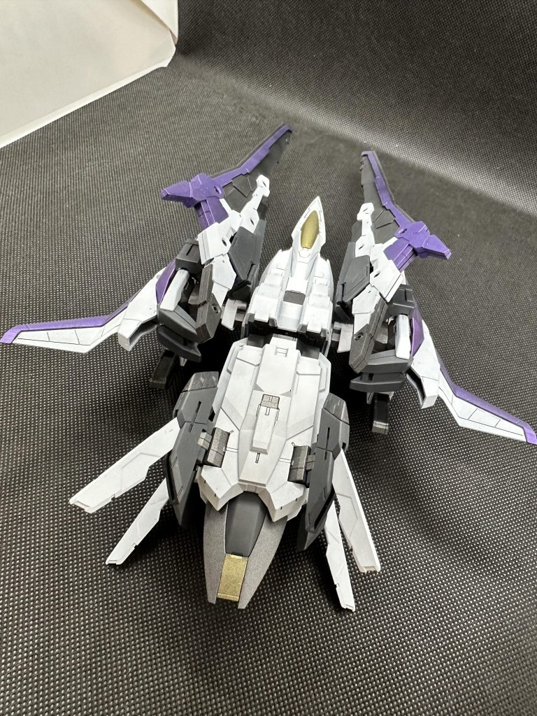 ライザーユニットとXNユニットを合体させてザンライザーユニットへ!なんかちっちゃなプトレマイオスっぽくも見えるw