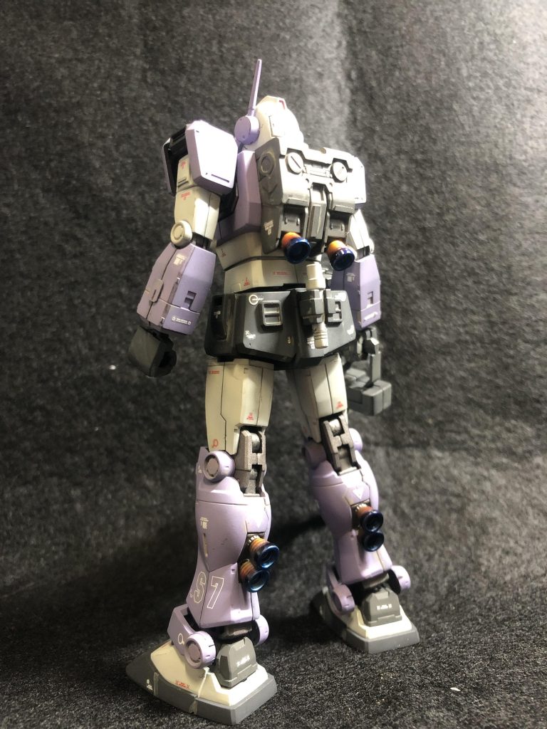 機体色のパープルは、少しトーンを落とした感じで調色しております♪