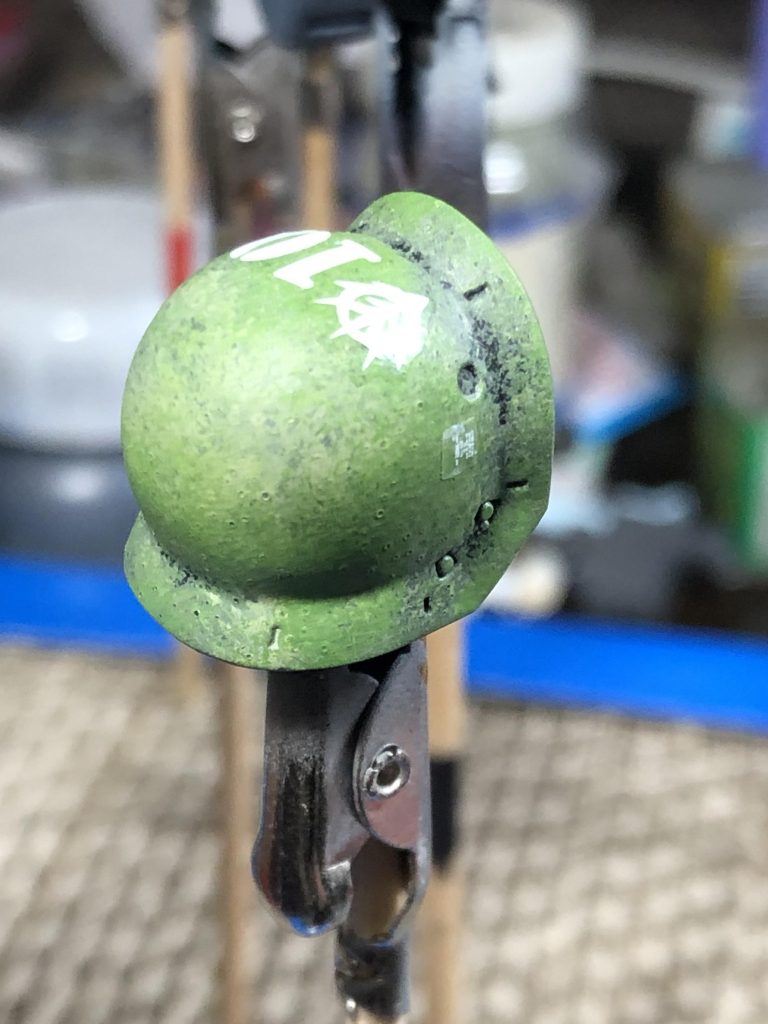 四色ぐらいグリーン重ねて、こんな感じになりました♪