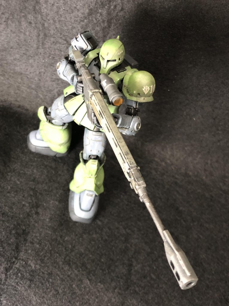 ライフル長すぎて中々収まりませんw