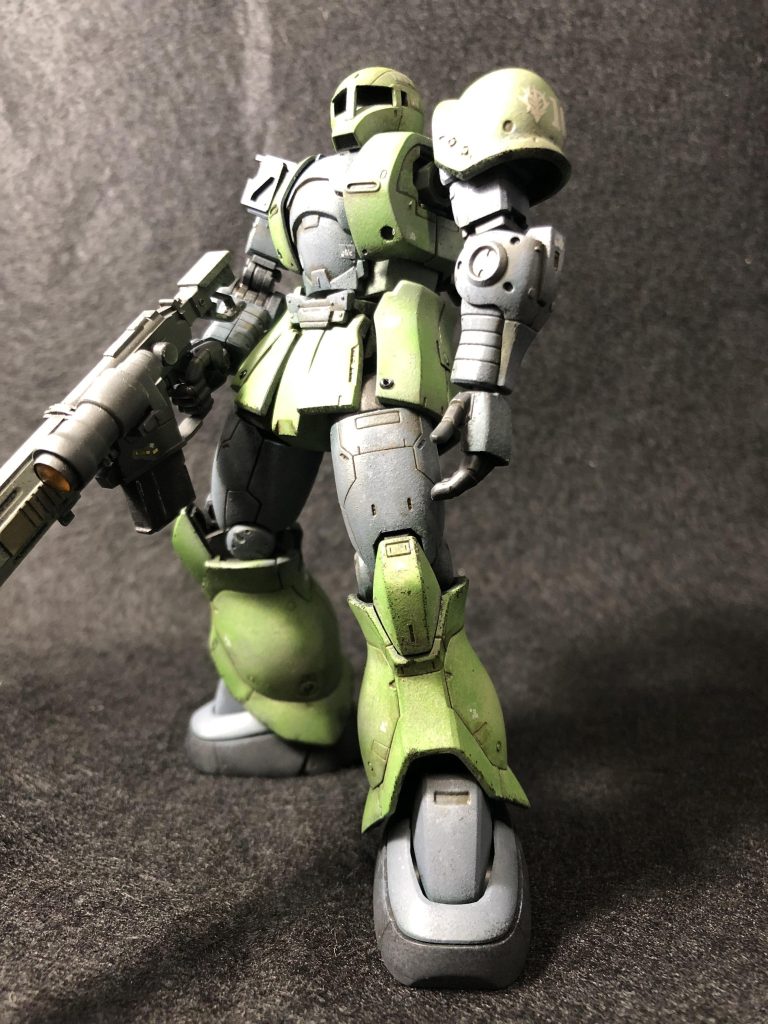 塗装が上手くいったので、古着の作業着みたいですw