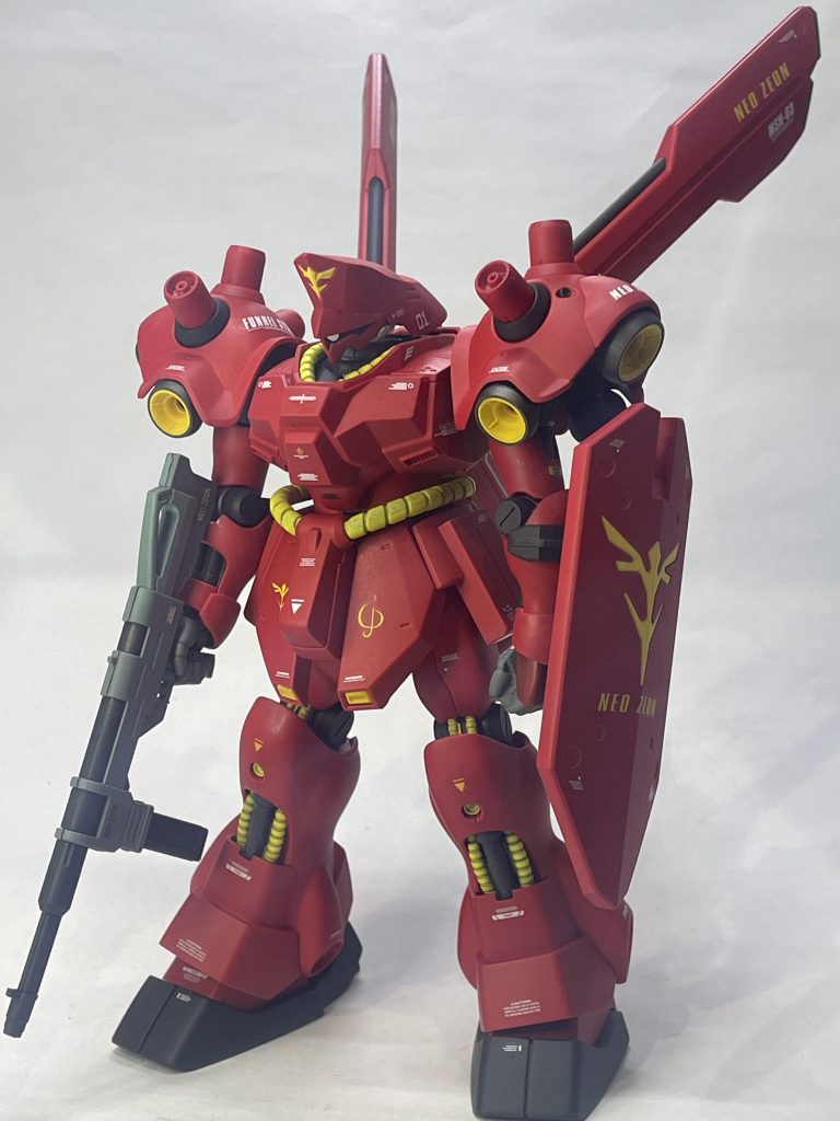 ギラドーガキットの流用ですが、元が良いので古くささもなく合わせ目も殆どない。福岡限定にしておくには勿体無いキットだなと思いました。