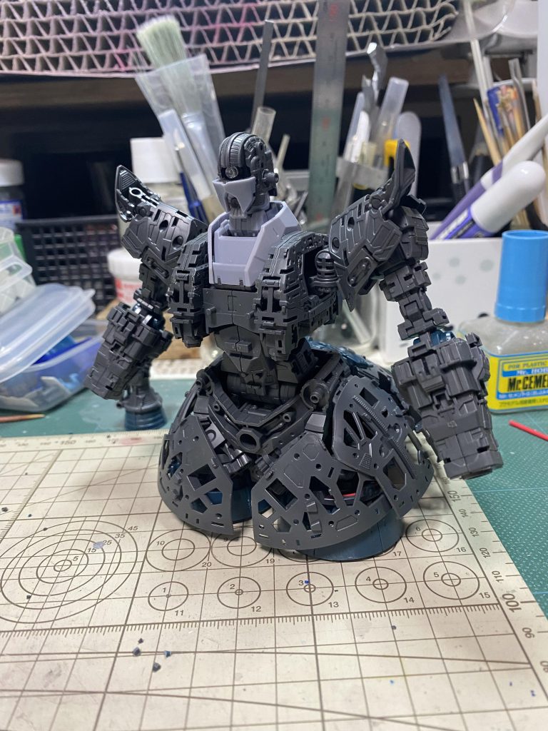 素組みで!ここまででもなかなかの密度!