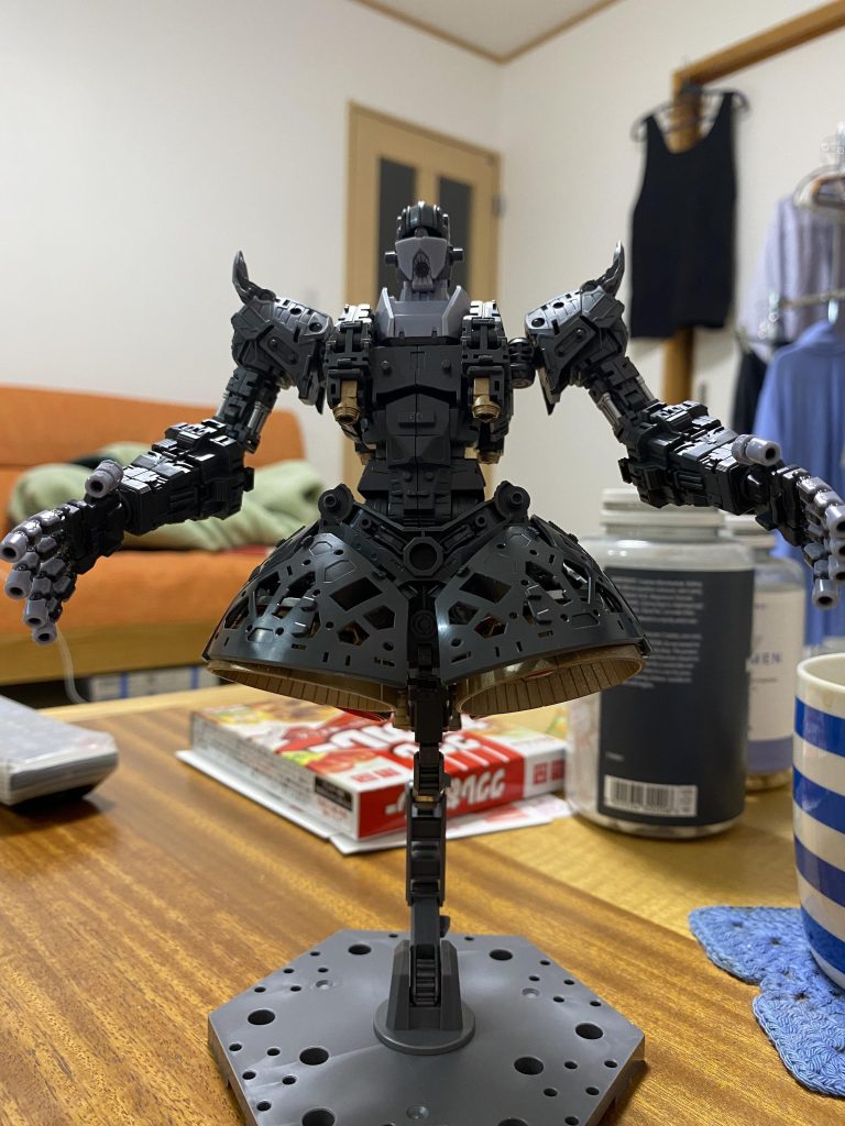 部分塗装のパーツを組み込んで!