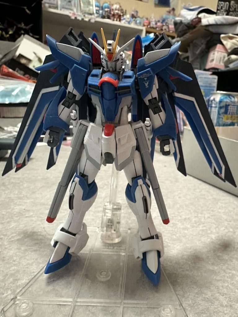 各部延長首1mm、上腕0.5mm、腹2.5mm、スカート2mm太腿2mm延長リアスカート可動化ヴァイパー3 レールガンの接続部を数mm、装甲の一部カットし幅詰め