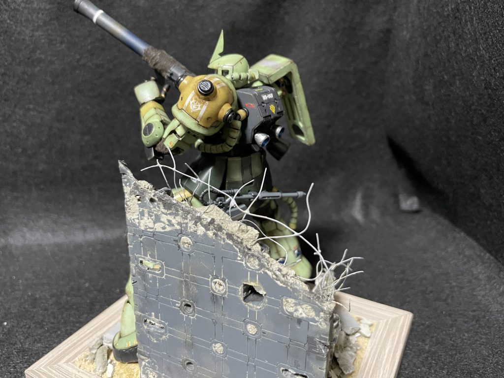 量産型ザク隊長機–3枚目/制作者：パパオヤジ3