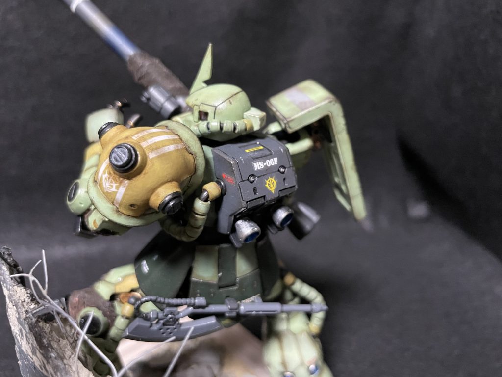 量産型ザク隊長機–5枚目/制作者：パパオヤジ3