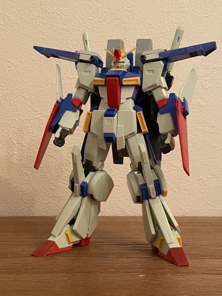 ZZ本体の主な加工を終え、ディテール追加前の状態です。