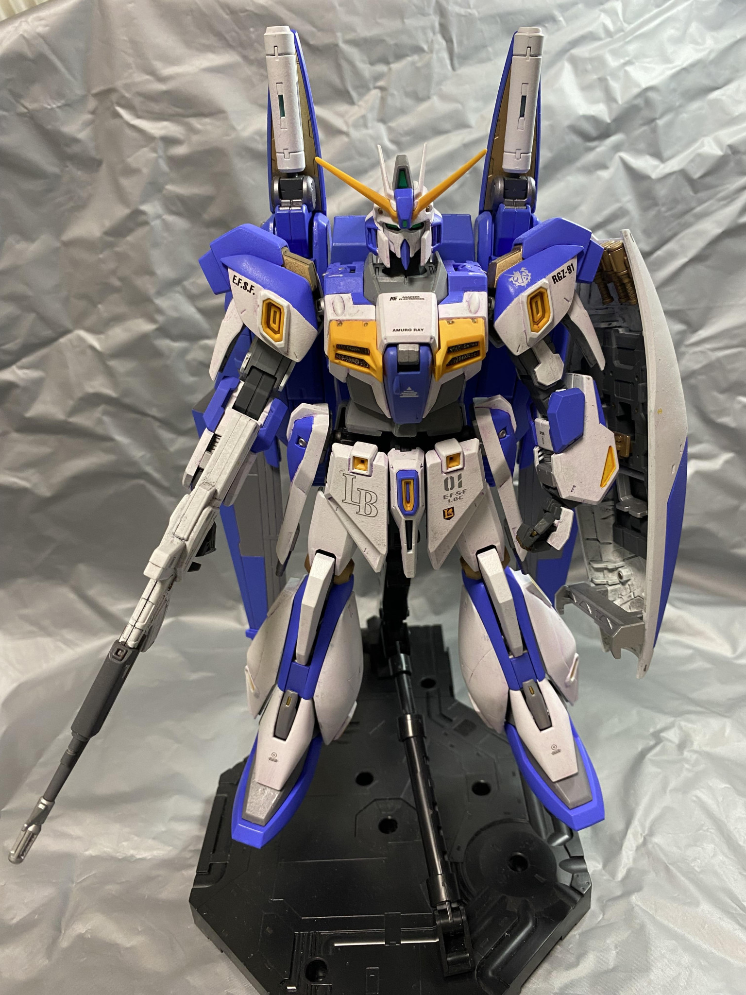 リガズィカスタム Hiνカラー Ver｜ichamunさんのガンプラ作品｜GUNSTA（ガンスタ）