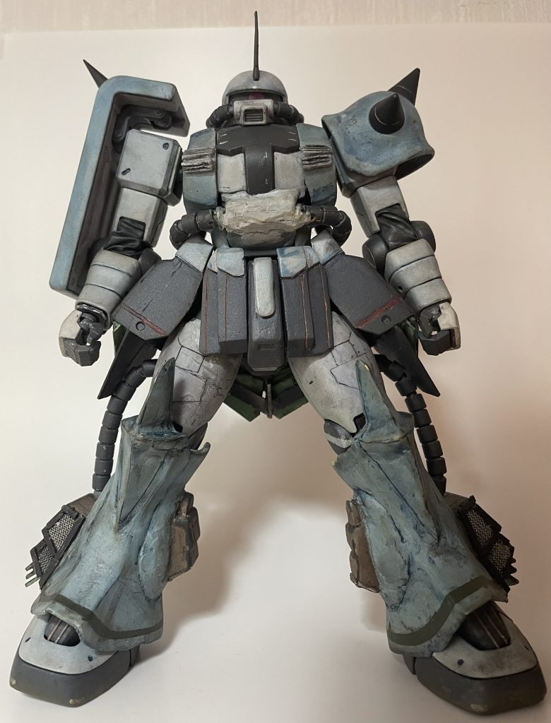 寒冷地仕様のためその後追加で間接に黒手袋を巻いてそれっぽくしてみました！！